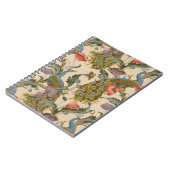 Pauw Patroon Kleurrijke Kunst Notitieboek (Linkerzijde)