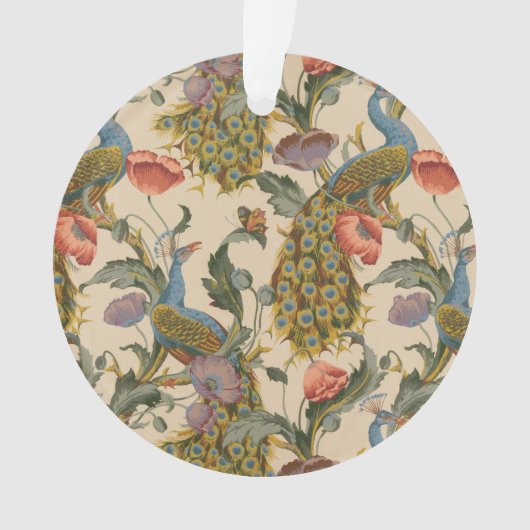 Pauw Patroon Kleurrijke Kunst Ornament (voorkant)