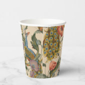 Pauw Patroon Kleurrijke Kunst Papieren Bekers (Rechts)