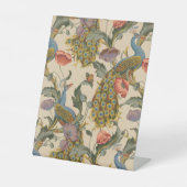  Pauw Patroon Kleurrijke Kunst Reclamebord Met Voetstuk (Voorkant)