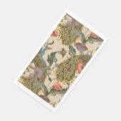  Pauw Patroon Kleurrijke Kunst Servet (Hoek)