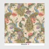  Pauw Patroon Kleurrijke Kunst Sticker (Vel)