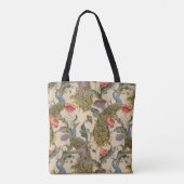  Pauw Patroon Kleurrijke Kunst Tote Bag (Achterkant)