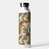 Pauw Patroon Kleurrijke Kunst Waterfles (Links)