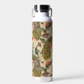 Pauw Patroon Kleurrijke Kunst Waterfles (Voorkant)