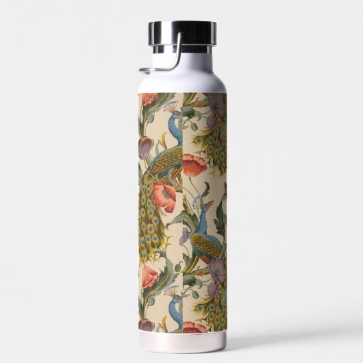 Pauw Patroon Kleurrijke Kunst Waterfles (Rechts)