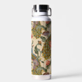 Pauw Patroon Kleurrijke Kunst Waterfles (Achterkant)