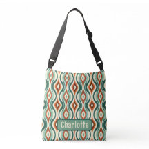 Pauw Patroon Turquoise Gepersonaliseerde Schoudert