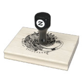 Pauw Pauw Draak Vintage Mythische Houten Stempel (Stempel)