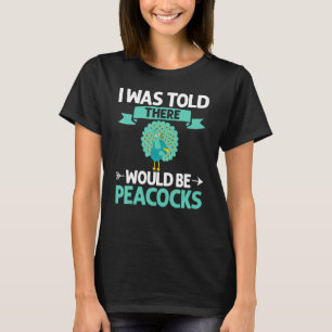 Pauw Pauw Hoen Veder Blauw Dier Tuin T-shirt