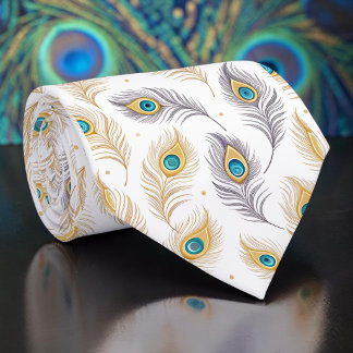 Pauw Pauw Patroon Necktie Knoop Stropdas