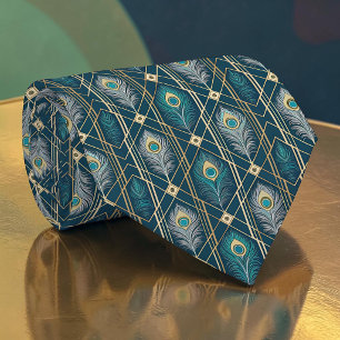 Pauw Pauw Patroon Necktie Knoop Stropdas
