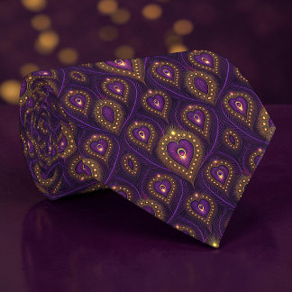 Pauw Pauw Patroon Necktie Knoop Stropdas