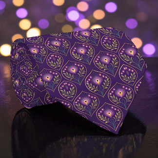 Pauw Pauw Patroon Necktie Knoop Stropdas