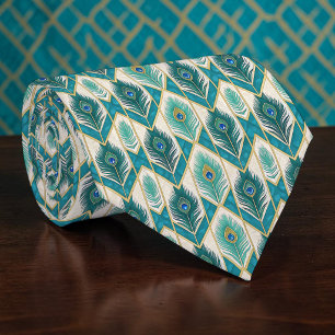Pauw Pauw Patroon Necktie Knoop Stropdas