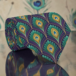 Pauw Pauw Patroon Necktie Knoop Stropdas