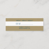  Pauw - Prijs Label, Visitekaartje (Achterkant)