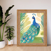 Pauw Princess | Aquarel Dier Natuur Poster