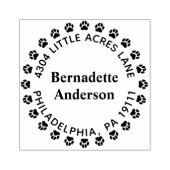 Pauw Print Address Stempel (Afrduk)