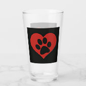 Pauw Print Cat Dog Glas (Achterkant)