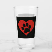 Pauw Print Cat Dog Glas (Voorkant)