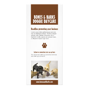 Pauw Print Dog Care Rack-Kaart Reclamekaart