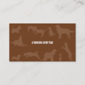 Pauw Print Dog Care Visitekaartje (Achterkant)