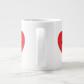 Pauw Print Heart Jumbo Mok (Achterkant)