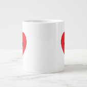 Pauw Print Heart Jumbo Mok (Voorkant)