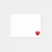 Pauw Print Heart Post-it Notes (Voorkant)