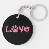 Pauw Print Magnet-Sleutelhanger Sleutelhanger (Achterkant)