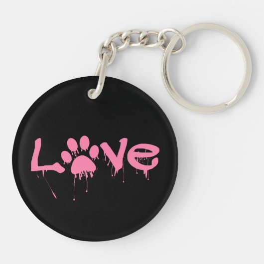 Pauw Print Magnet-Sleutelhanger Sleutelhanger (Achterkant)