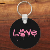 Pauw Print Magnet-Sleutelhanger Sleutelhanger (Achterkant)