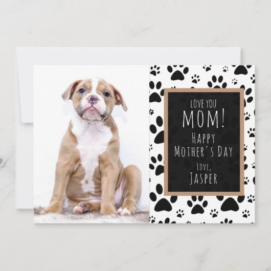 Pauw Print Moederdag foto Feestdagenkaart (Voorkant)