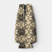 Pauw Print Pattern Brown Flesjeskoeler (Achterkant)