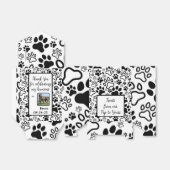 Pauw Print Personal Wedding Favor Boxes Bedankdoosjes (Uitgevouwen)