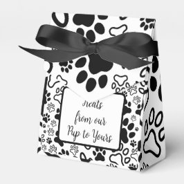 Pauw Print Personal Wedding Favor Boxes Bedankdoosjes