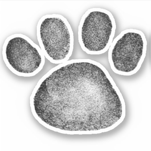 Pauw Print Sticker (Voorkant)