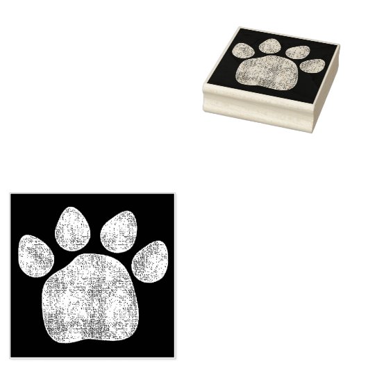 Pauw Print Tas Rubberstempel (Gestempeld)