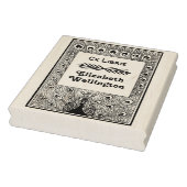 Pauw pronkt met veren #3 Ex Libris boek Rubberstempel (Stempel)