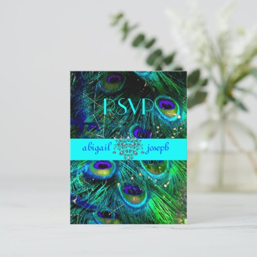Pauw, psychedelische RSVP-briefkaarten Uitnodiging Briefkaart (Staand voorkant)