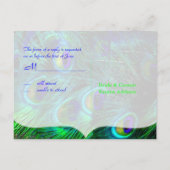 Pauw, psychedelische RSVP-briefkaarten Uitnodiging Briefkaart (Achterkant)