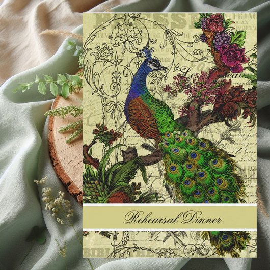  pauw repetitie diner uitnodiging