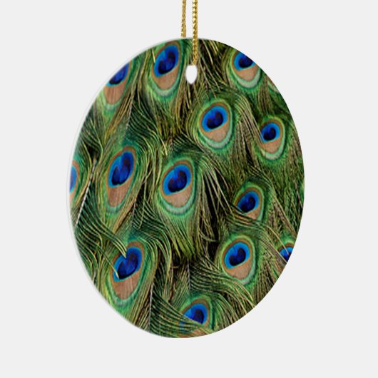 Pauw rond Ornament (Rechts)