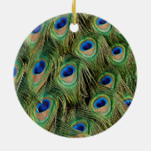 Pauw rond Ornament (Achterkant)