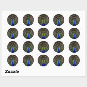 pauw ronde sticker (Vel)