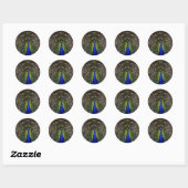 pauw ronde sticker (Vel)