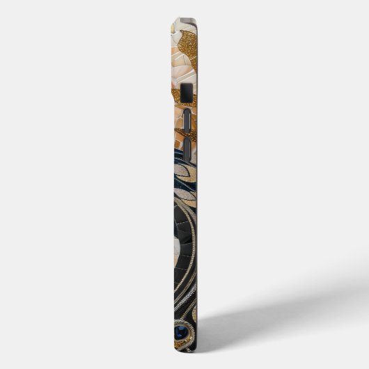 pauw roze goud Case-Mate iPhone case (Achterkant / Links)