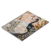 pauw roze goud notitieboek (Linkerzijde)