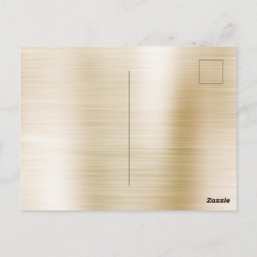  pauw roze gouden kerst briefkaart (Achterkant)